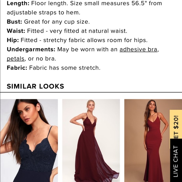 *NWT* Lulu’s Katalina wine red floor length dress - Picture 5 of 5